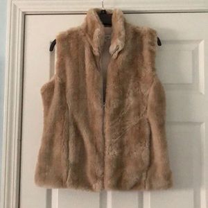 Neutral Fuzzy Vest